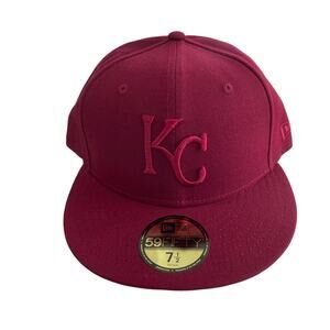 NWT New Era Kansas City Royals Fitted Hat 7 1/2